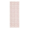 thumbnail image 1 of Unique Loom Outdoor Coastal Collection Area Rug - Ahoy (2' x 6' 1" Runner Pink/Ivory), 1 of 9