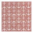 thumbnail image 1 of Unique Loom Outdoor Coastal Collection Area Rug - Ahoy (7' 10" Square Rust Red/Ivory), 1 of 9