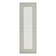 thumbnail image 1 of Unique Loom Outdoor Coastal Collection Area Rug - Caye (2' x 6' Runner Ivory/Gray), 1 of 11