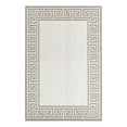 thumbnail image 1 of Unique Loom Outdoor Coastal Collection Area Rug - Caye (4' x 6' Rectangle Ivory/Gray), 1 of 11