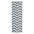thumbnail image 1 of Unique Loom Outdoor Coastal Collection Area Rug - Dalgalar (2' x 6' Runner Navy Blue/Ivory), 1 of 9