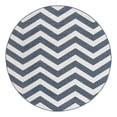 thumbnail image 1 of Unique Loom Outdoor Coastal Collection Area Rug - Dalgalar (7' Round Navy Blue/Ivory), 1 of 9