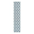 thumbnail image 1 of Unique Loom Outdoor Coastal Collection Area Rug - Pesci (2' 7" x 12' Runner Navy Blue/Ivory), 1 of 9