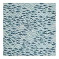 thumbnail image 1 of Unique Loom Outdoor Coastal Collection Area Rug - Shoal (10' Square Blue/Navy Blue), 1 of 11