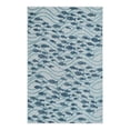 thumbnail image 1 of Unique Loom Outdoor Coastal Collection Area Rug - Shoal (5' 3" x 8' Rectangle Blue/Navy Blue), 1 of 10