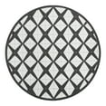 thumbnail image 1 of Unique Loom Outdoor Modern Collection Area Rug (12' Round Black and White), 1 of 10