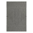 thumbnail image 1 of Unique Loom Outdoor Modern Collection Area Rug - Achromatic (6' 1" x 9' Rectangle Black and White), 1 of 10