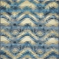 thumbnail image 1 of Unique Loom Outdoor Modern Collection Area Rug - Aztec (6' 1" Square Blue/Ivory), 1 of 3