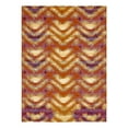 thumbnail image 1 of Unique Loom Outdoor Modern Collection Area Rug - Aztec (8' x 11' 4" Rectangle Red/Cream), 1 of 11