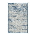 thumbnail image 1 of Unique Loom Outdoor Modern Collection Area Rug - Cartago (2' x 3' 1" Rectangle Blue/Ivory), 1 of 8
