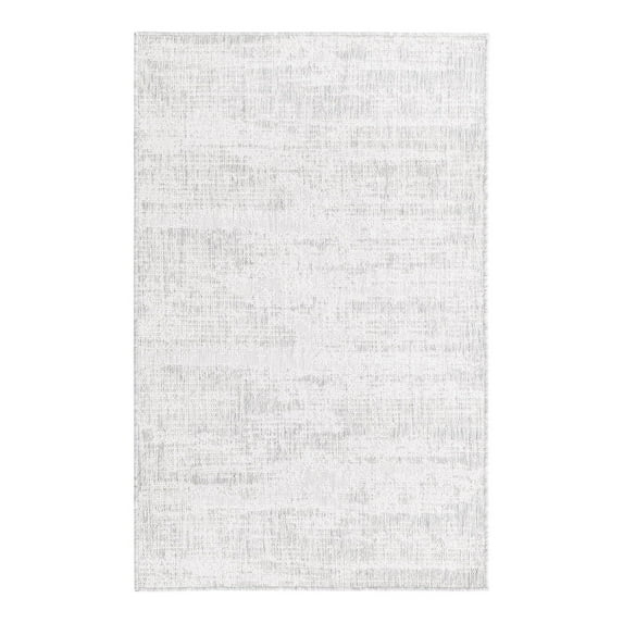Unique Loom Outdoor Modern Collection Area Rug - Cartago (3' 3" x 5' 2" Rectangle Gray/Ivory)