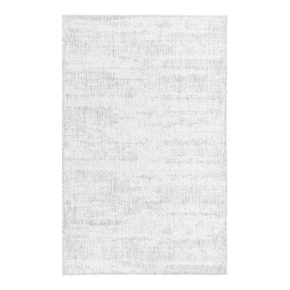 Unique Loom Outdoor Modern Collection Area Rug - Cartago (3' 3" x 5' 2" Rectangle Gray/Ivory)