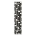 thumbnail image 1 of Unique Loom Outdoor Modern Collection Area Rug - Checker (2' 7" x 12' Runner Black and White), 1 of 8