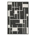 thumbnail image 1 of Unique Loom Outdoor Modern Collection Area Rug - Checker (2' x 3' 1" Rectangle Black and White), 1 of 8