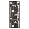 thumbnail image 1 of Unique Loom Outdoor Modern Collection Area Rug - Checker (2' x 5' 3" Runner Black and White), 1 of 8