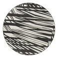 thumbnail image 1 of Unique Loom Outdoor Modern Collection Area Rug - Greyscale (10' Round Black and White), 1 of 9