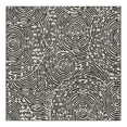 thumbnail image 1 of Unique Loom Outdoor Modern Collection Area Rug - Maze (10' Square Black and White), 1 of 10