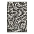 thumbnail image 1 of Unique Loom Outdoor Modern Collection Area Rug - Maze (2' x 3' 1" Rectangle Black and White), 1 of 10