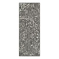 thumbnail image 1 of Unique Loom Outdoor Modern Collection Area Rug - Maze (2' x 5' 3" Runner Black and White), 1 of 10