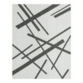 thumbnail image 1 of Unique Loom Outdoor Modern Collection Area Rug - Mikado (7' 10" x 10' Rectangle Black and White), 1 of 10