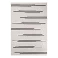 thumbnail image 1 of Unique Loom Outdoor Modern Collection Area Rug - Miranda (7' 1" x 10' Rectangle White and Black), 1 of 10