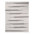 thumbnail image 1 of Unique Loom Outdoor Modern Collection Area Rug - Miranda (7' 10" x 10' Rectangle White and Black), 1 of 10