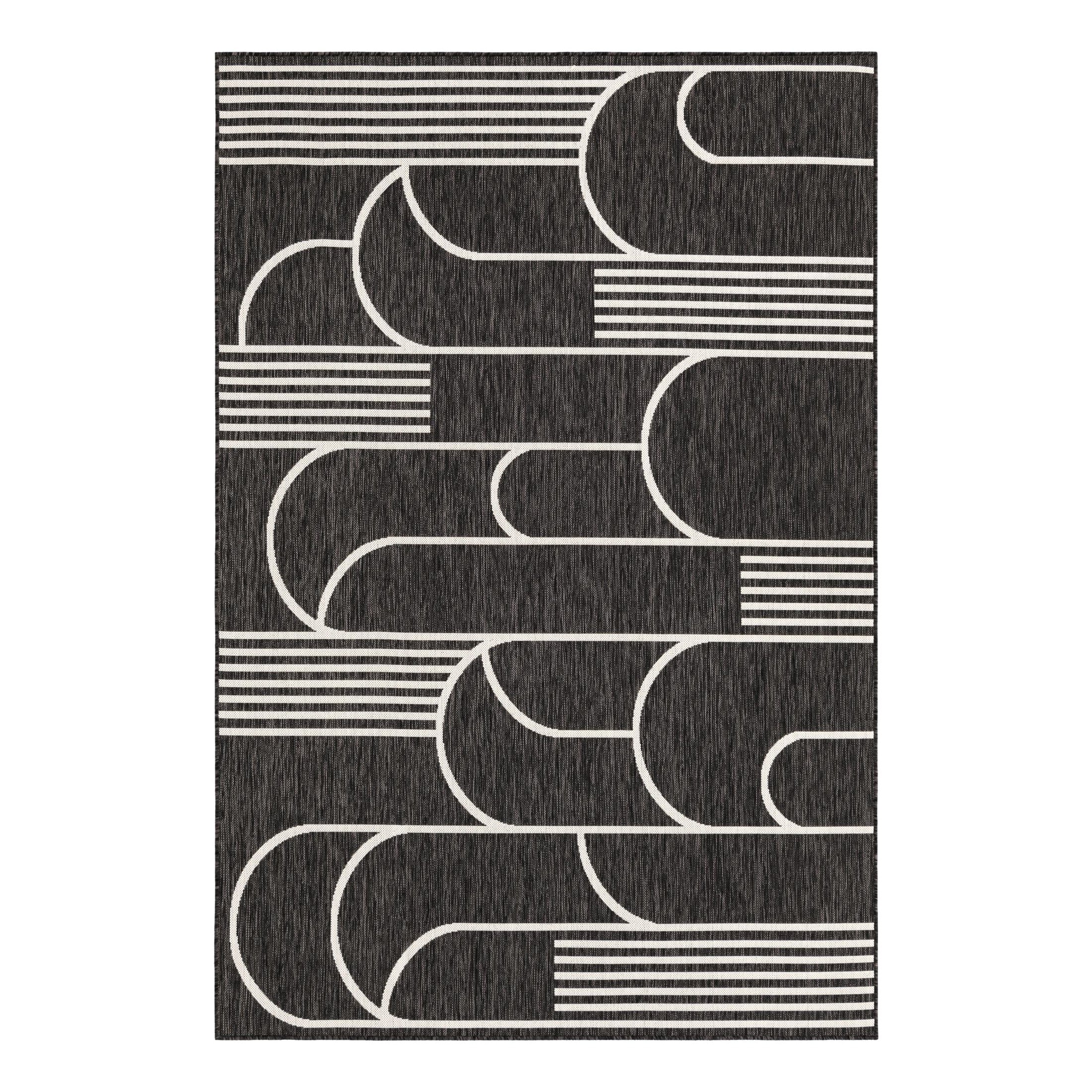 Loom Collection Pattern Rug Unique Loom Outdoor Modern Collection Area Rug - Mod (6' 1