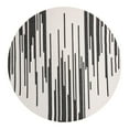 thumbnail image 1 of Unique Loom Outdoor Modern Collection Area Rug - Monochrome (12' Round Black and White), 1 of 11
