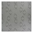 thumbnail image 1 of Unique Loom Outdoor Modern Collection Area Rug - Nyx (12' Square Black and White), 1 of 9