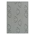 thumbnail image 1 of Unique Loom Outdoor Modern Collection Area Rug - Nyx (6' 1" x 9' Rectangle Black and White), 1 of 9
