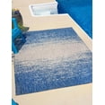thumbnail image 1 of Unique Loom Outdoor Modern Collection Area Rug - Ombre (7' 1" x 10' Rectangle Blue/Ivory), 1 of 8