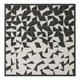thumbnail image 1 of Unique Loom Outdoor Modern Collection Area Rug - Origami (10' Square Black and White), 1 of 10