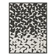 thumbnail image 1 of Unique Loom Outdoor Modern Collection Area Rug - Origami (9' x 12' Rectangle Black and White), 1 of 10
