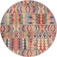 thumbnail image 1 of Unique Loom Outdoor Modern Collection Area Rug - Tamarindo (12'  Round Multi/Burgundy), 1 of 7