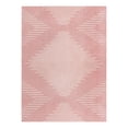 thumbnail image 1 of Unique Loom Outdoor Modern Collection Area Rug - Tambor (10' x 13' 1" Rectangle Pink/Ivory), 1 of 10