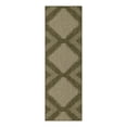 thumbnail image 1 of Unique Loom Outdoor Modern Collection Area Rug - Tambor (2' x 8' Runner Green/Ivory), 1 of 10