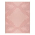 thumbnail image 1 of Unique Loom Outdoor Modern Collection Area Rug - Tambor (7' 10" x 10' Rectangle Pink/Ivory), 1 of 10