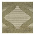 thumbnail image 1 of Unique Loom Outdoor Modern Collection Area Rug - Tambor (7' Square Green/Ivory), 1 of 10
