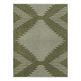 thumbnail image 1 of Unique Loom Outdoor Modern Collection Area Rug - Tambor (9' 10" x 13' Rectangle Green/Ivory), 1 of 10