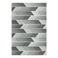 thumbnail image 1 of Unique Loom Outdoor Modern Collection Area Rug - Umbra (6' 1" x 9' Rectangle Black and White), 1 of 10