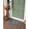 thumbnail image 1 of Unique Loom Outdoor Safari Collection Area Rug - Leopard (3' 1" x 6' 1" Hearth Light Gray/Gray), 1 of 6