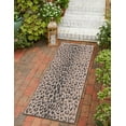 thumbnail image 1 of Unique Loom Outdoor Safari Collection Area Rug - Samburu (2' x 7' 10" Runner Natural/Light Brown), 1 of 7