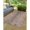 thumbnail image 1 of Unique Loom Outdoor Safari Collection Area Rug - Samburu (4' x 6' Rectangle Natural/Light Brown), 1 of 7