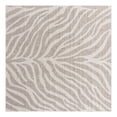 thumbnail image 1 of Unique Loom Outdoor Safari Collection Area Rug - Tsavo (10' Square Gray/Ivory), 1 of 11