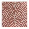 thumbnail image 1 of Unique Loom Outdoor Safari Collection Area Rug - Tsavo (10' Square Rust Red/Ivory), 1 of 12