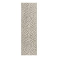 thumbnail image 1 of Unique Loom Outdoor Safari Collection Area Rug - Tsavo (2' 11" x 10' Runner Gray/Ivory), 1 of 10