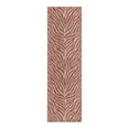 thumbnail image 1 of Unique Loom Outdoor Safari Collection Area Rug - Tsavo (2' 7" x 10' Runner Rust Red/Ivory), 1 of 12