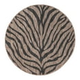 thumbnail image 1 of Unique Loom Outdoor Safari Collection Area Rug - Tsavo (3' 1" Round Natural/Ivory), 1 of 10
