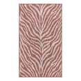 thumbnail image 1 of Unique Loom Outdoor Safari Collection Area Rug - Tsavo (3' 1" x 5' 3" Rectangle Rust Red/Ivory), 1 of 12