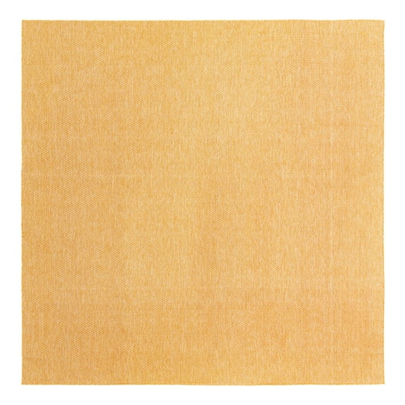 Unique Loom Outdoor Solid Collection Area Rug (10' 8" Square Corn Harvest Yellow)